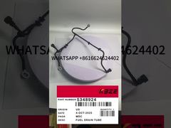 5348924 ТОПЛИВНАЯ ДРЕНАЖНАЯ ТРУБКА ДИЗЕЛЬНОГО ДВИГАТЕЛЯ CUMMINS QSF3.8 ДЛЯ ЭКСКАВАТОРА XE135 CLG915E