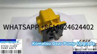 KOMATSU 07432-71200 141-43-00021 16Y-75-24000 Шестеренчатый насос для D54A D75A D80A D85A D95S SD16 для вас