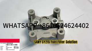 ]SANY SY215 HYUNDAI R215 4990848 ОСНОВА ТОПЛИВНОГО ФИЛЬТРА ЭКСКАВАТОРА ДЛЯ ДВИГАТЕЛЯ CUMMIN S 6BT