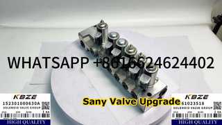 KBZE 152301000629A SANY 61023519 ГРУППА СОЛЕНОИДНЫХ КЛАПАНОВ ДЛЯ SY195 S205 S210 SY215 SY245 SY285