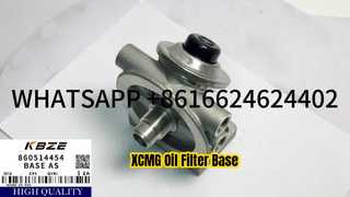 860514454 ОСНОВА МАСЛЯНОГО ФИЛЬТРА ЭКСКАВАТОРА XCMG XE210 XE215 КАК ПРОДУКТ КАЧЕСТВА OEM KBZE