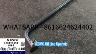 KBZE 860121034 Линия возврата масла цилиндра ковша для XCMG XE205/XE215/XE245 — высокое давление