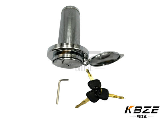 HYUNDAI DAEWOO MINI EXCAVATOR ANTI THIEF FUEL TANK CAP WITH 2KEY REPLACEMENT FOR R/DH55 EXCAVATOR