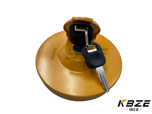 HIGH QUALITY C-A-T FUEL TANK CAP / FUEL FILLER CAP WITH 2 KEY REPLACEMENT FOR EXCAVATOR E200B E307 E308 E312B