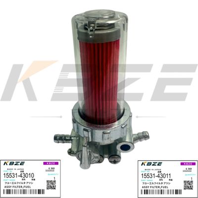 KBZE 15531-43011 KUBOTA GA70 15531-43010 ASSY FILTER FUEL FITS FOR RC-15FD-2 CF-1800