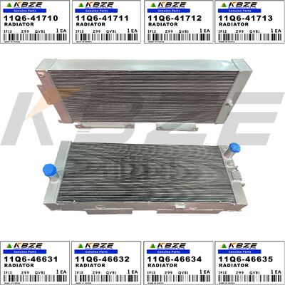 KBZE BRAND 11Q6-46631 11Q6-41710 HYUNDAI R215-9 R220-9 RADIATOR ASSY FITS FOR CUMMINS 6BT MITSUBISHI D6BT ENGINE