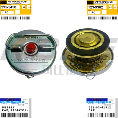 KBZE PB5889 561-03-61512 KOMATSU PC1250 HD785 HD985 RADIATOR CAP 123-9362 295-5458 FITS  3508 3512 3516 ENGINE