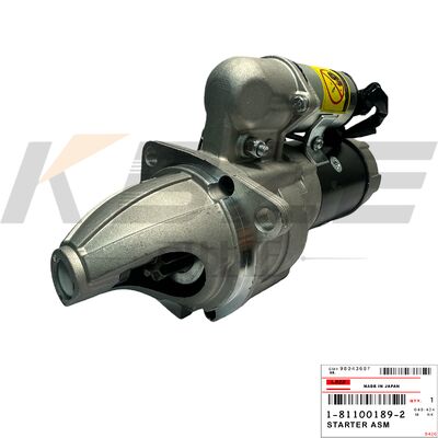 KBZE 1-81100189-2 1-81100189-0 HITACHI EX200-1 4.5KW 11T 24V STARTER MOTOR FOR ISUZU 6BD1 ENGINE