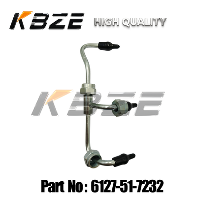KBZE EXCAVATOR FUEL SUPPLY LINE 6127-51-7232 FITS KOMATSU D155A ENGINE SAA6D155E-4
