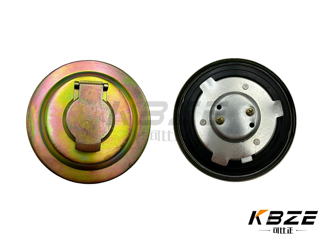 KOBELCO 2246U260F1 2444R1047 FUEL TANK CAP / FUEL FILLER CAP WITH 2 KEY REPLACEMENT FOR EXCAVATOR SK200-8 SK210-8 SK250-8