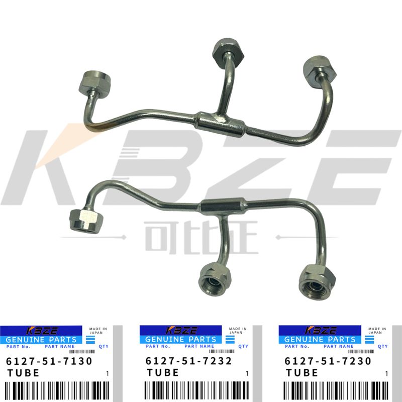 CAMSHAFT OIL PIPE 6127-51-7130 KOMATSU S6D155-4 ENGINE 6127-51-7232 6127-51-7230 FOR D155A