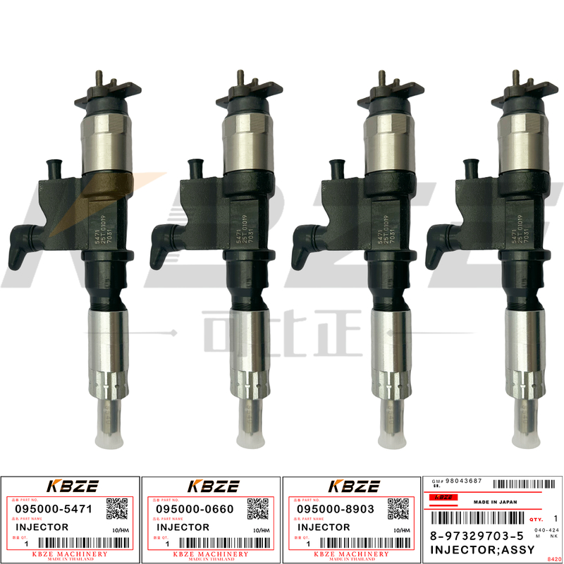 KBZE HIGH QUALITY 8-98151837-1 HITACHI ZAX170 ZAX225 8-97329703-2 INJECTOR ASSY FOR ISUZU 4HK1 6HK1 ENGINE