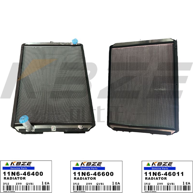 KBZE 11N6-46400 11N6-46600 HYUNDAI R210-7 R215-7 RADIATOR ASSY FITS MITSUBISHI D6BT DIESEL ENGINE