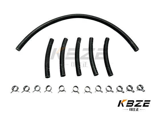 EXCAVATOR SK160 SK200 SK210 MITSUBISHI 4D31 6D31 6D34 VAMS602013 VAMS602073 FLEXIBLE INJECTOR OIL RETURN HOSE (Флексибильный инжекторный шланг для возвращения масла)