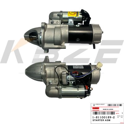 Стартер HITACHI EX200-1 4.5KW 11T 24V для двигателя ISUZU 6BD1, KBZE 1-81100189-2 1-81100189-0